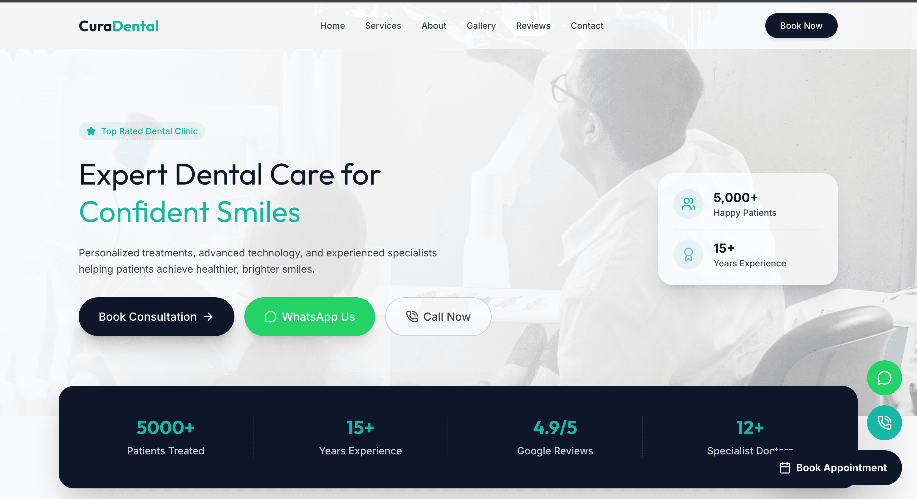 Cura Dental Foundation Screenshot